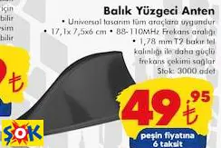 BALIK YÜZGECİ ANTEN BALIK YÜZGECİ ANTEN